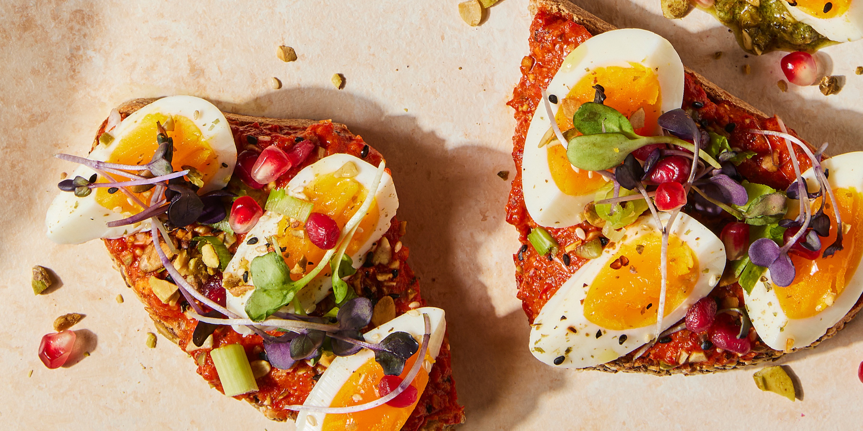 Jeweled Muhammara Toast